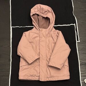 Zara Girls Hooded Fleece Lined Water Resistant Coat